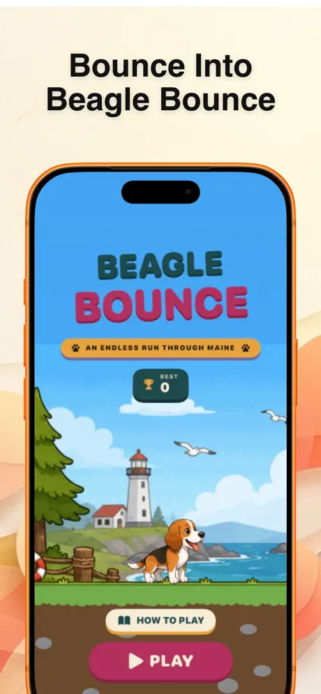 Beagle Bounce app screen