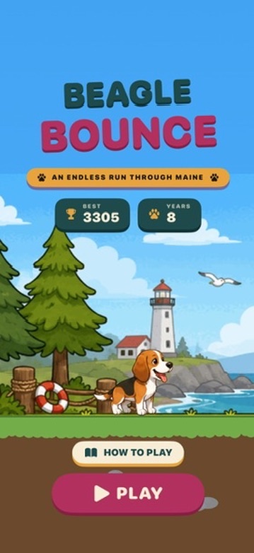 Beagle Bounce Bounce Into Maine screen